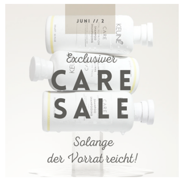 Exklusiver Care Sale!