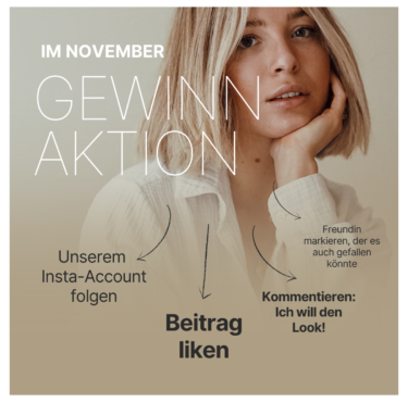 November-Aktion: UMSTYLING ZU GEWINNEN!